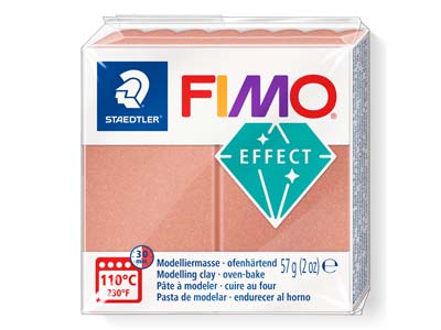 Panetto Di Pasta Polimerica Fimo Effect, 57 G, Rosa Perlato Riferimento  Colore 207