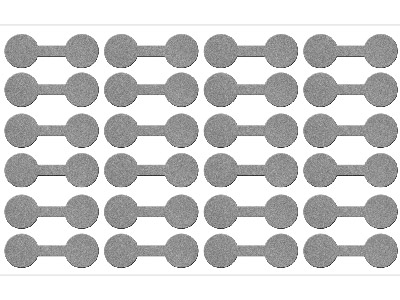 Confezione Da 140 Etichette A Forma Di Manubrio Per Gioielli, 12 X 32 Mm, Argento