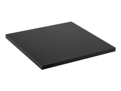 Black Gloss Acrylic Square Display Stand - Immagine Standard - 1