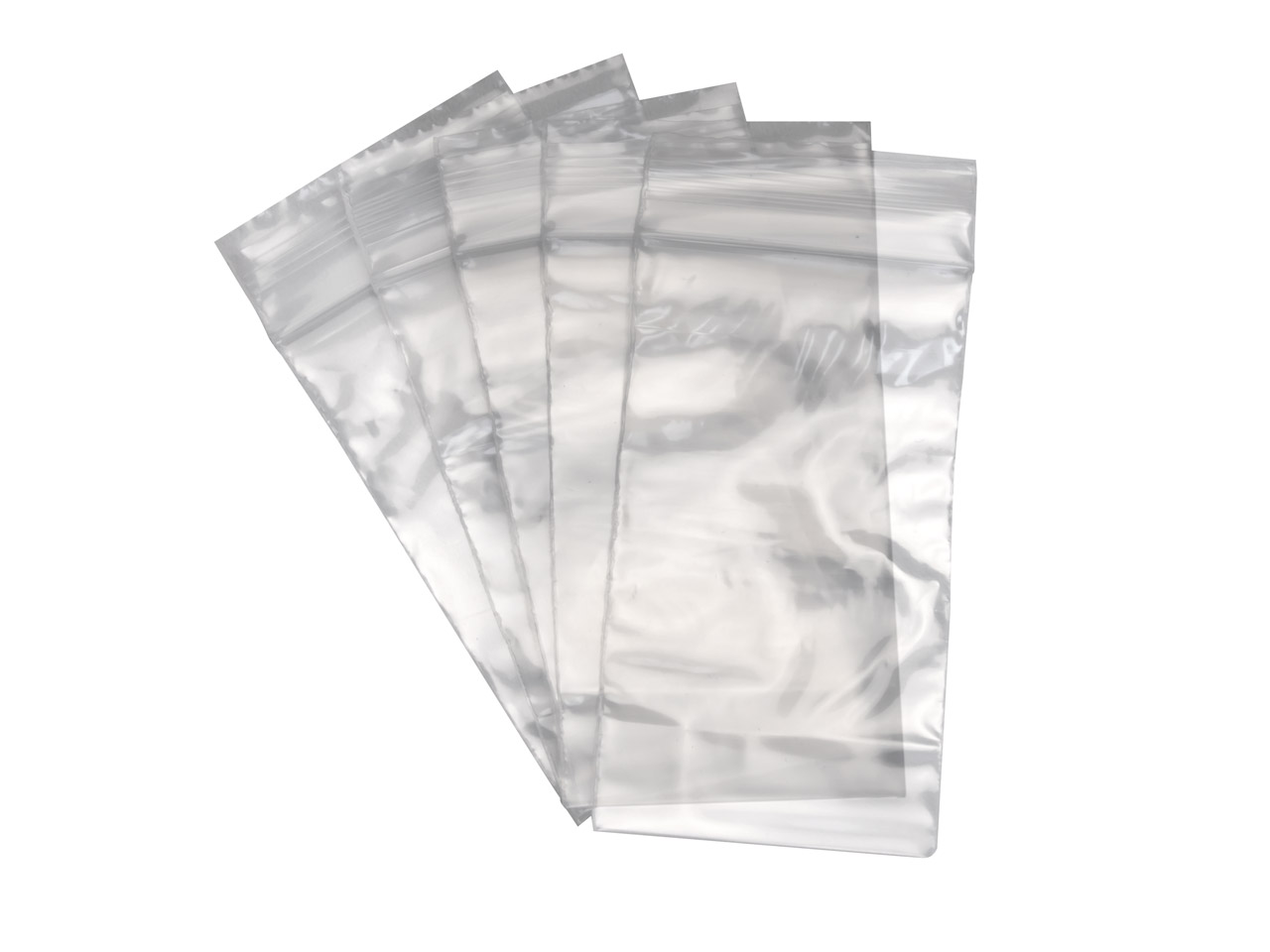 plastica 5x7cm trasparenti in polietilene Sacchetti richiudibili a pressione confezione da 100 pezzi 