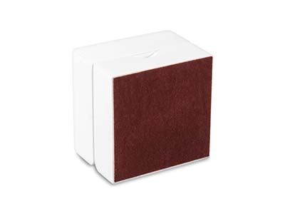 White Wooden Ring Box - Immagine Standard - 3