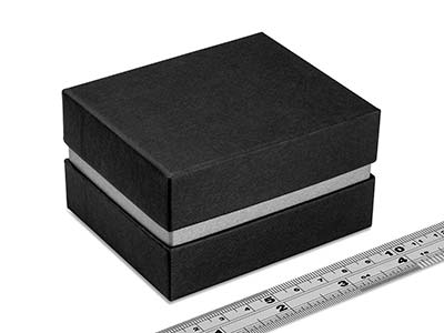 Black & Sil Metallic Bangle Box - Immagine Standard - 4