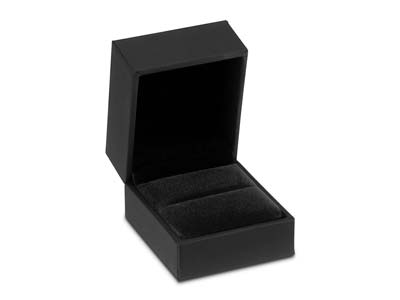 Black Soft Touch Ring Box - Immagine Standard - 1