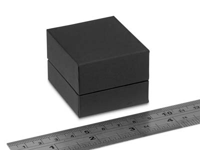 Black Soft Touch Ring Box - Immagine Standard - 3