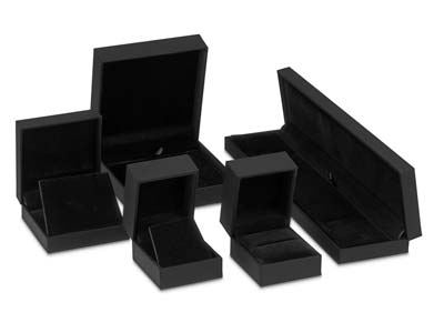 Black Soft Touch Ring Box - Immagine Standard - 5