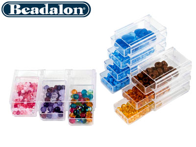 Confezione Da 10 Contenitori Impilabili Per Perline Beadalon - Immagine Standard - 2