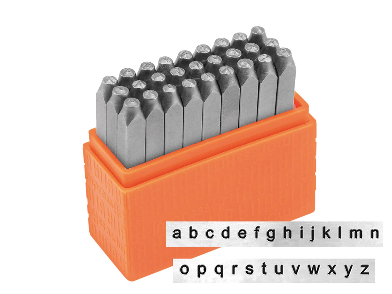 3mm Set di Punzoni per Incisione Caratteri Alfabetici WiMas 36PCS Lettere e Numeri Kit di Punzoni 