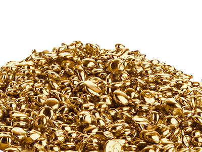 Grani Per La Fusione, Oro Giallo Da 9 Kt, 100 Oro Riciclato