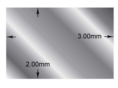 Filo A Sezione Rettangolare, 3 X 2 Mm, Argento 925, 100% Argento Riciclato - Immagine Standard - 2