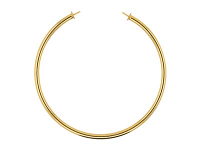 G/f Open Bangle With 4mm Cups And Pegs - Immagine Standard - 1