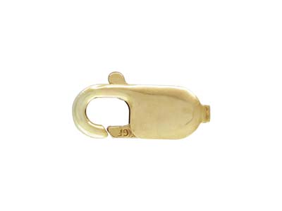 Chiusura A Moschettone Ovale In Oro Antico, 8 MM - Immagine Standard - 1