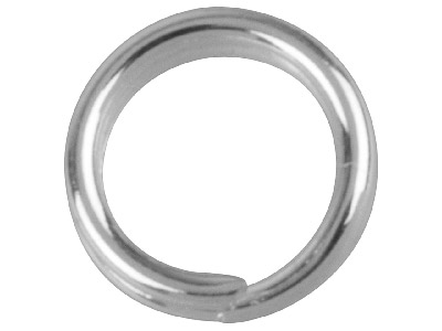 Confezione Da 20 Anelli A Spirale, 5,8 Mm, Placcatura In Argento - Immagine Standard - 1