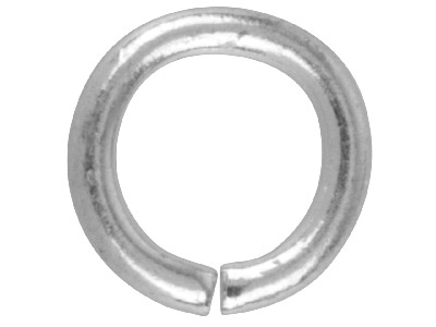 Confezione Da 100 Anellini Rotondi, 7,5 Mm, Placcatura In Argento - Immagine Standard - 1