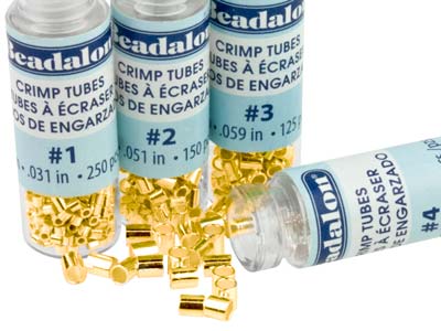 Set Di Schiaccini Misti Misure 1-4 Beadalon, Metallo Non Prezioso, Placcatura In Oro - Immagine Standard - 1