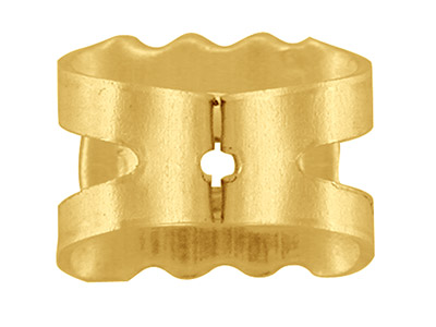 Confezione Da 2 Chiusure Per Orecchini A Perno Grandi, Oro Giallo Da 9 Kt, 100% Oro Riciclato - Immagine Standard - 3