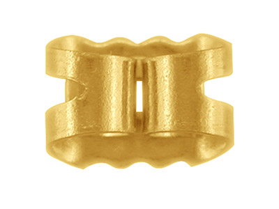 Confezione Da 6 Chiusure Per Orecchini A Perno Medie, Oro Giallo Da 9 Kt, 100% Oro Riciclato - Immagine Standard - 3