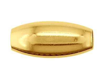 Perlina A 2 Fori Ovale, 3 X 5 Mm, Oro Giallo Da 9 Kt - Immagine Standard - 1