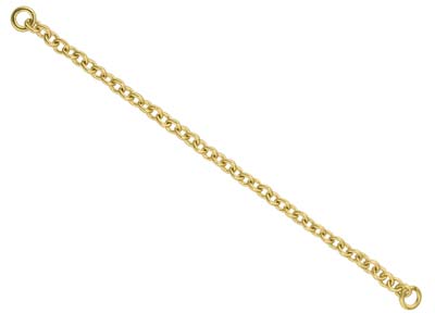Catena Di Sicurezza Per Braccialetti, 1218, Oro Giallo Da 18 Kt, 100 Oro Riciclato
