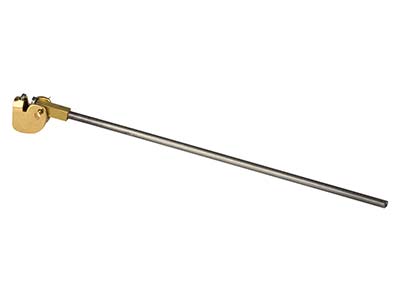 Sistema A Perno Singolo Con Molla, Oro Giallo 18 Carati Ref. 07205 - Immagine Standard - 3
