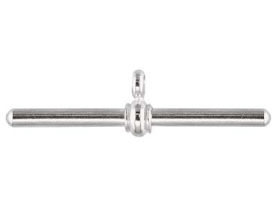 T-bar In Argento 925 37 MM X 2,5 MM