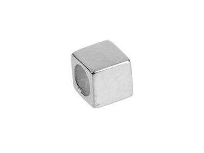 Confezione Da 3 Semilavorati Per Stampaggio A Forma Di Cubo, 5 Mm, Argento 925
