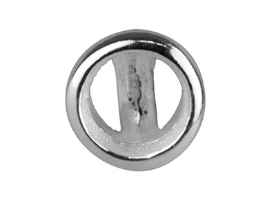Confezione Da 10 Perni Per Orecchini Con Montatura Rotonda, 3 Mm, Argento 925 - Immagine Standard - 2