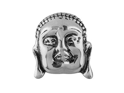 Perlina Per Charm A Forma Di Buddha, Argento 925 - Immagine Standard - 1