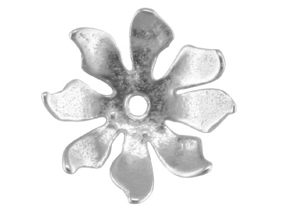Coppetta Per Perline A Forma Di Fiore, 11 Mm, Argento 925 - Immagine Standard - 1