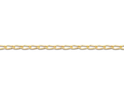 Catena Curb 0,80 Mm, 45 Cm, Oro Giallo 18 Carati - Immagine Standard - 3