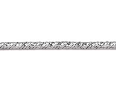 Catena A Coda Di Topo Elegante Con Taglio A Diamante 1,5 Mm, Argento 925, 40 Cm Senza Marchio Di Autenticità - Immagine Standard - 3
