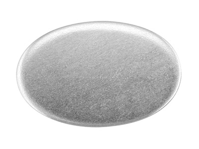 Semilavorato Ovale Molto Morbido, Kc8208, 1,5 Mm, 19 X 12,5 Mm, Argento 925, 100 Argento Riciclato